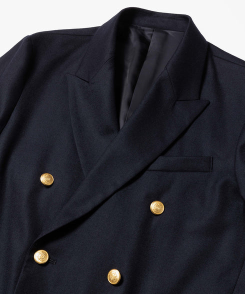 MR.OLIVE / PREMIUM WOOL SAXONY / BOUBLE BREASTED BLAZER ミスターオリーブ/プレミアムウールサキソニー / ダブルブレスト ブレザー